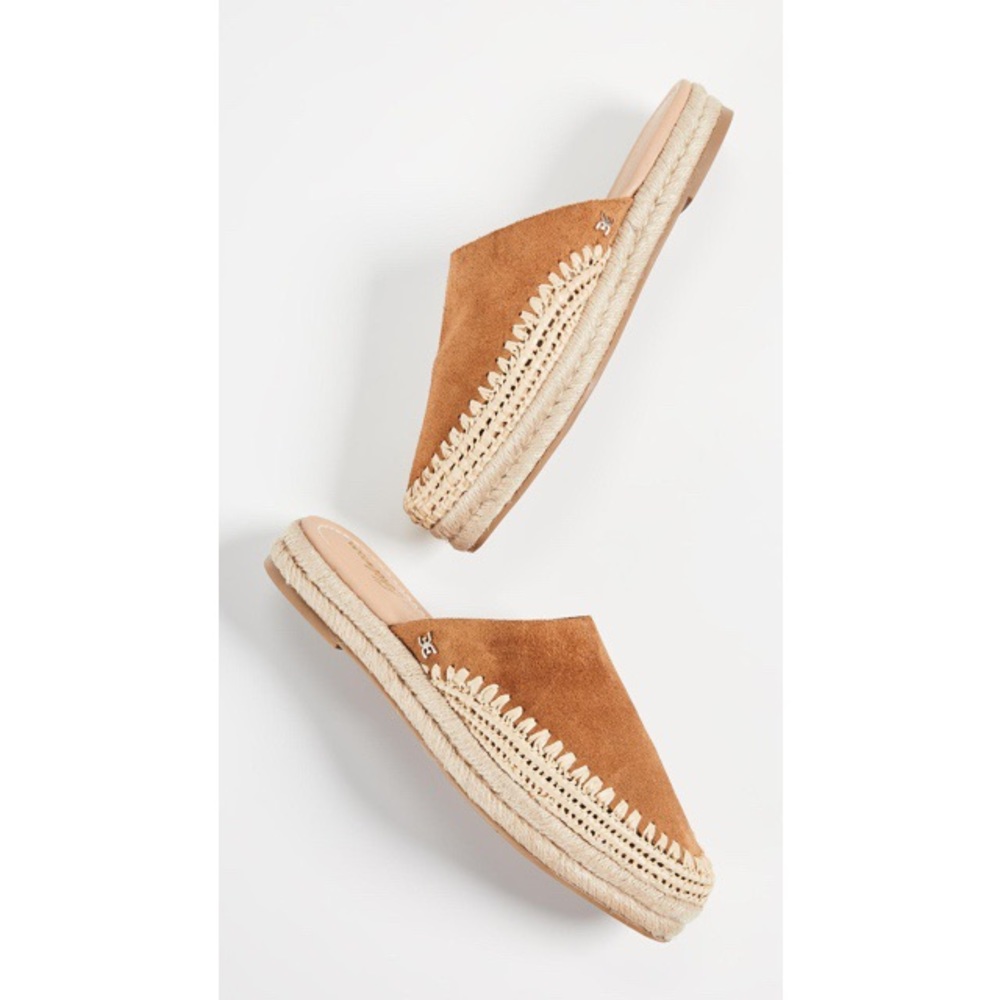 Sam Edelman Austin espadrille mules suede - Picture 2 of 7